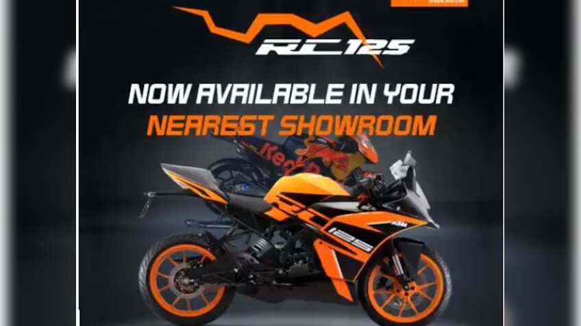 KTM RC 125 ABS motorcycle launched in India, priced at Rs 1.47 lakh