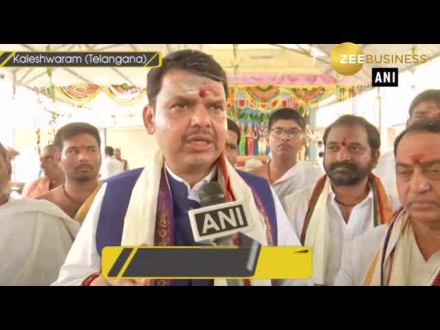 Kaleshwaram project is a gift from Maharashtra people to Telangana: Devendra Fadnavis