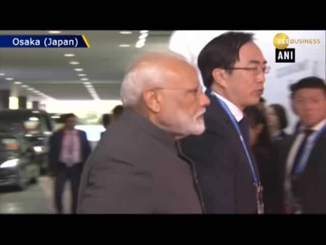 PM Modi arrives at venue of G20 Summit in Japan’s Osaka