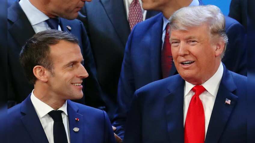 Donald Trump, Emmanuel Macron discuss Iran, DPRK over phone