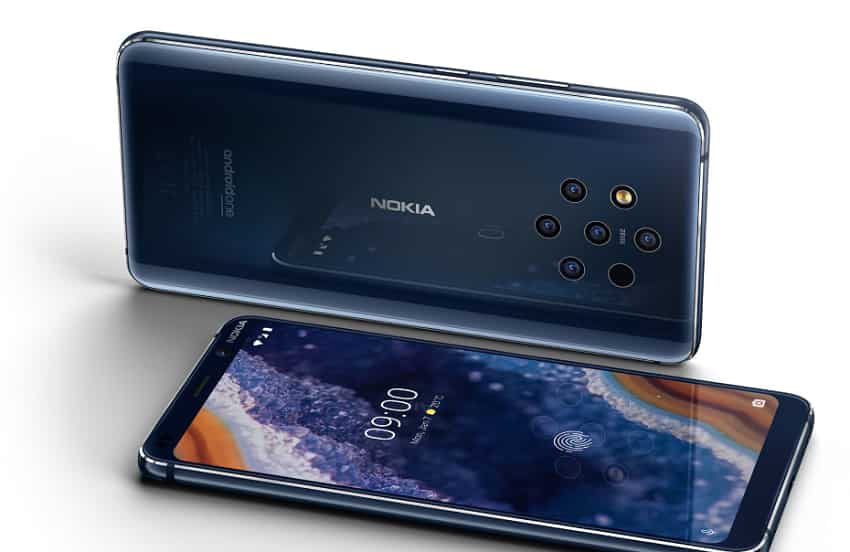Nokia 9 Pureview display