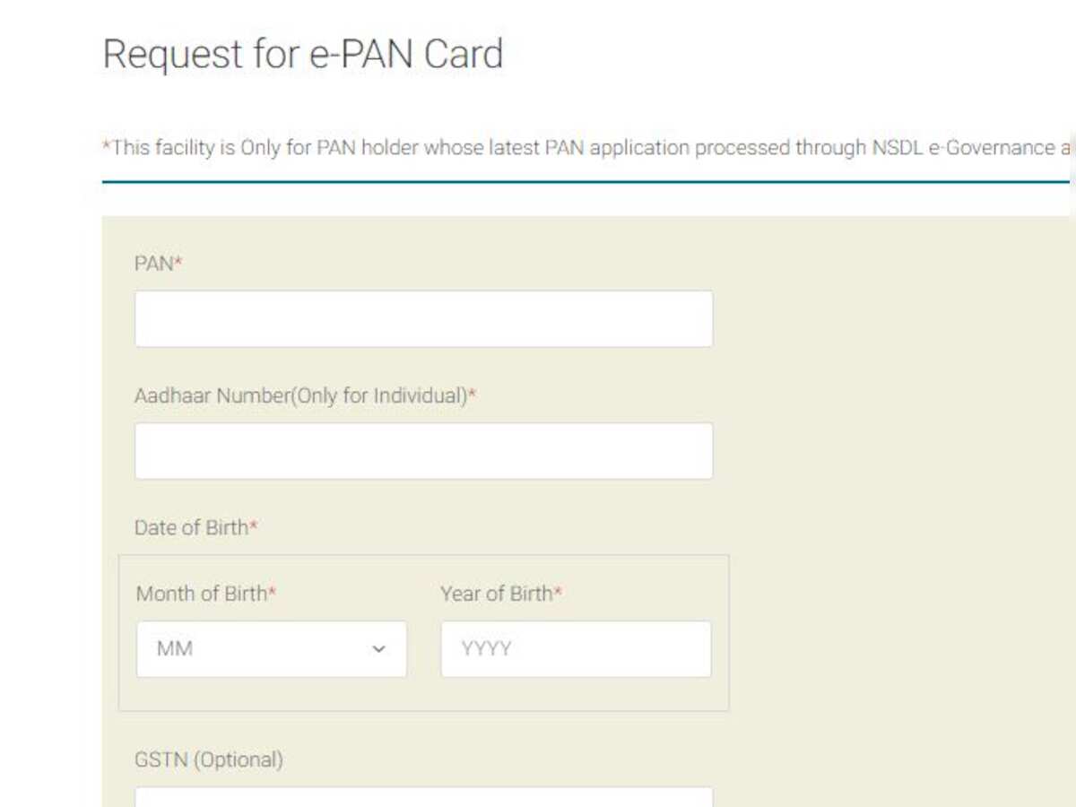What is e-PAN card? How to apply for
