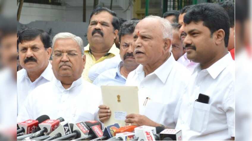 BS Yeddyurappa oath-taking ceremony: Karnataka BJP chief to take oath as CM today