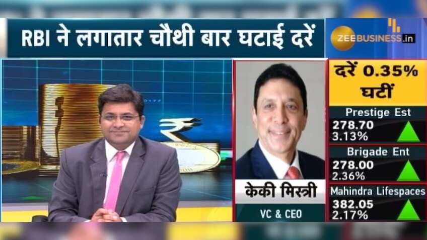 Banks must feel comfortable while lending money to real estate: Keki Mistry, HDFC