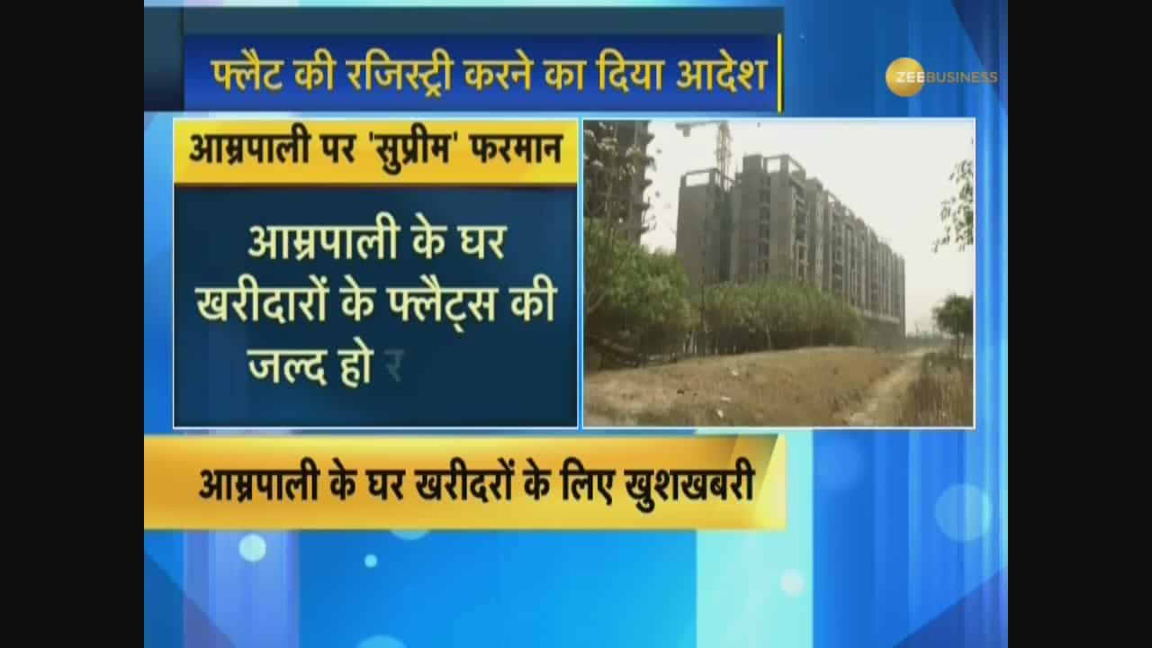 Relief for buyers as SC orders Noida Authority to start registration of Amrapali flats
