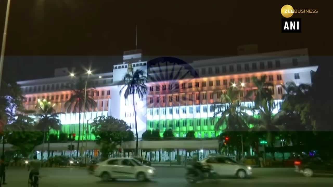 Famous monuments lit up on the eve of 73rd Independence Day 