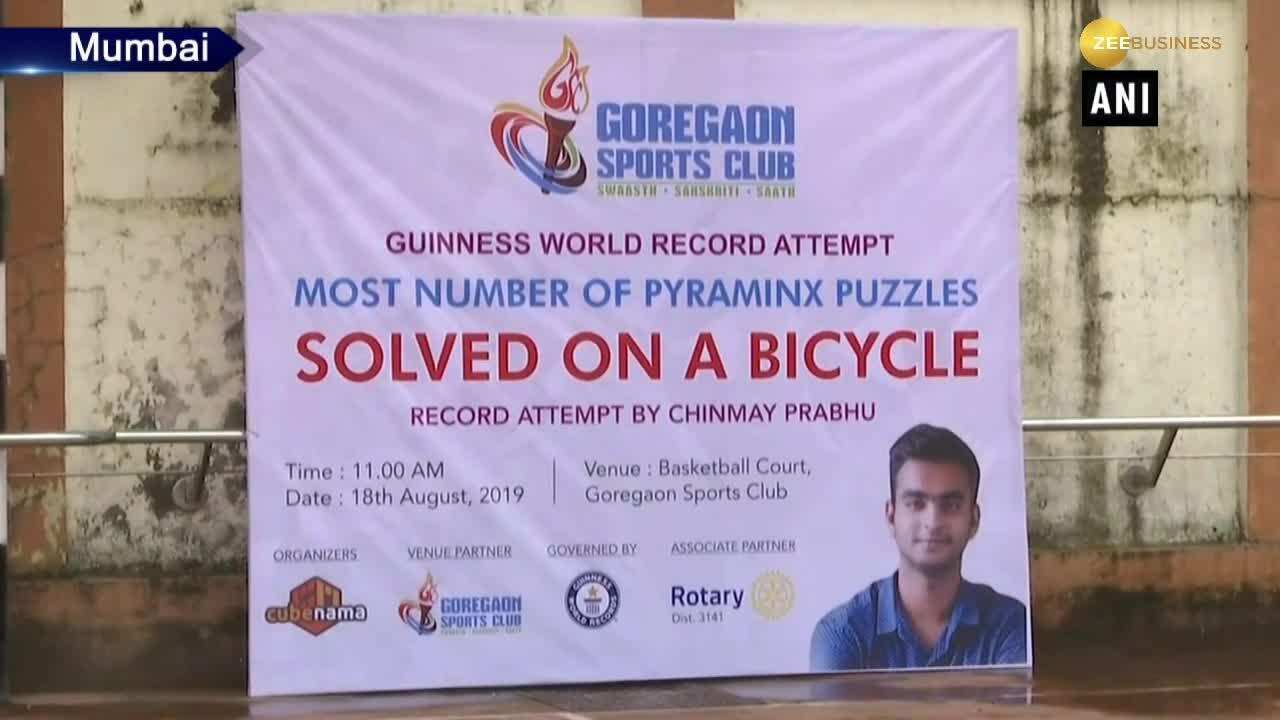 Mumbai Man Chinmay Prabhu creates 2nd world record for solving pyraminx puzzles