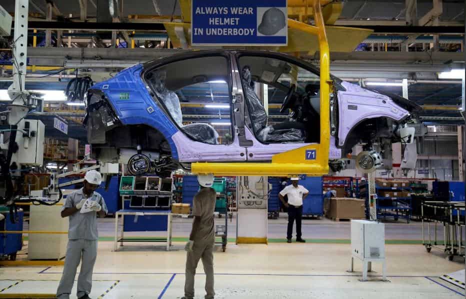 Sluggish sales performance by auto sector