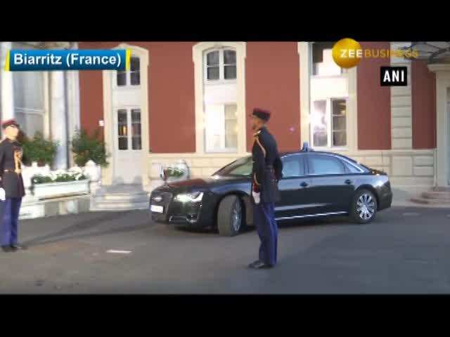 French President Emmanuel Macron receives PM Modi in France 