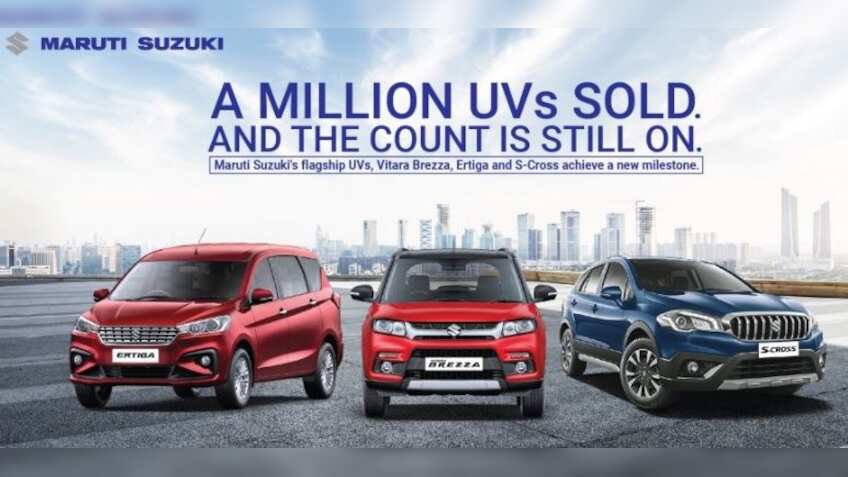 Maruti Suzuki sells over 1 million cars including Vitara Brezza, Ertiga and S-Cross, tops this segment