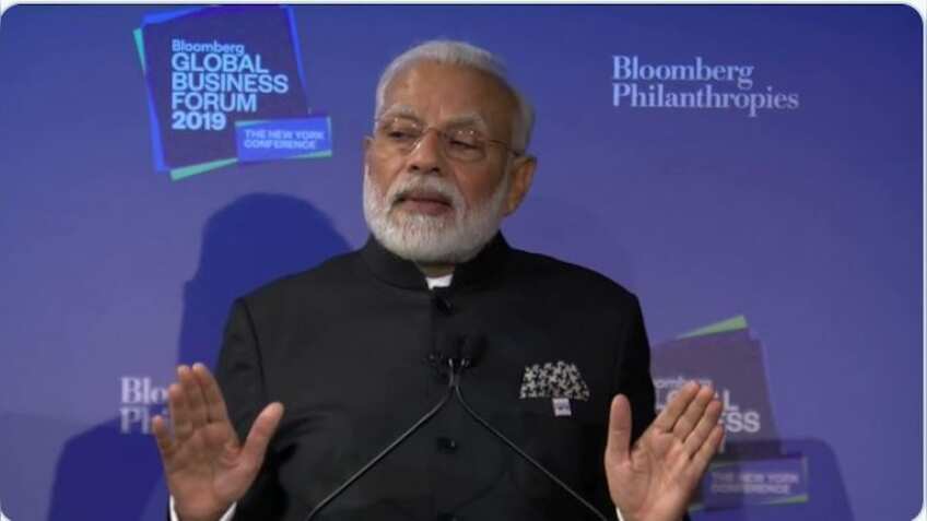 Modi at Bloomberg Business Forum: PM Narendra Modi invites world to invest in India
