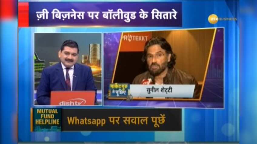 Market in correction mode, actor Suniel Shetty turns to Market Guru Anil Singhvi  for help