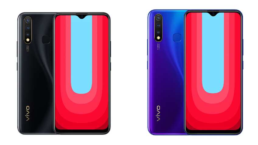 vivo U20 with 5000 mAh battery, up to 4GB RAM launched in India starting at Rs 10,990