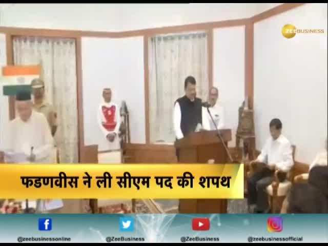 Devendra Fadnavis takes oath as Maharashtra's CM for 2nd time