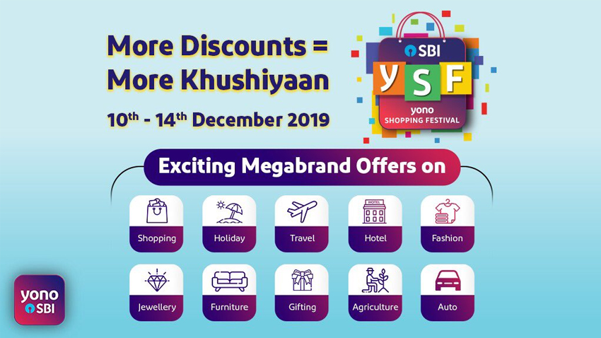SBI YONO Shopping Festival is back! Up to 50% discount, 10% cashback, home loan, auto loan benefits and more