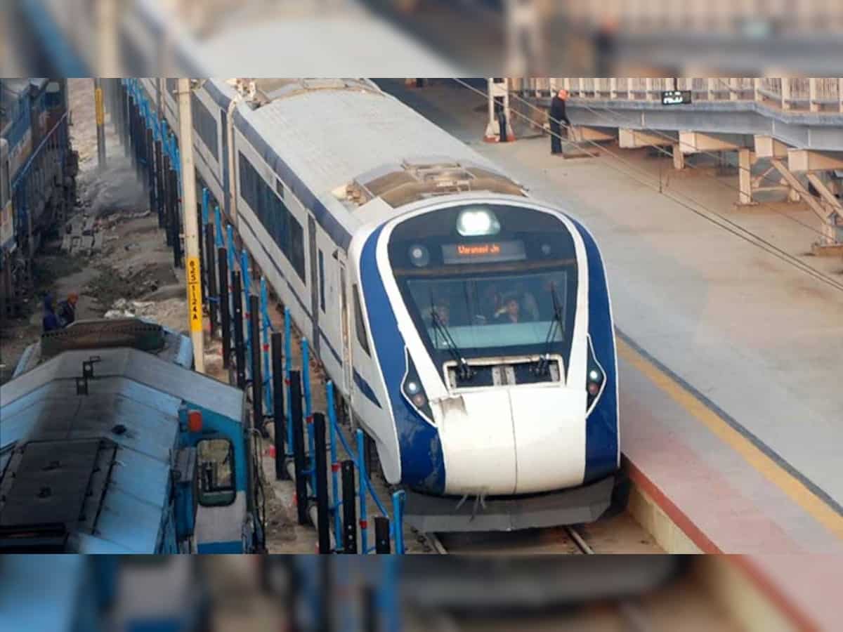 Energy efficient broad gauge Vande Bharat train weighs