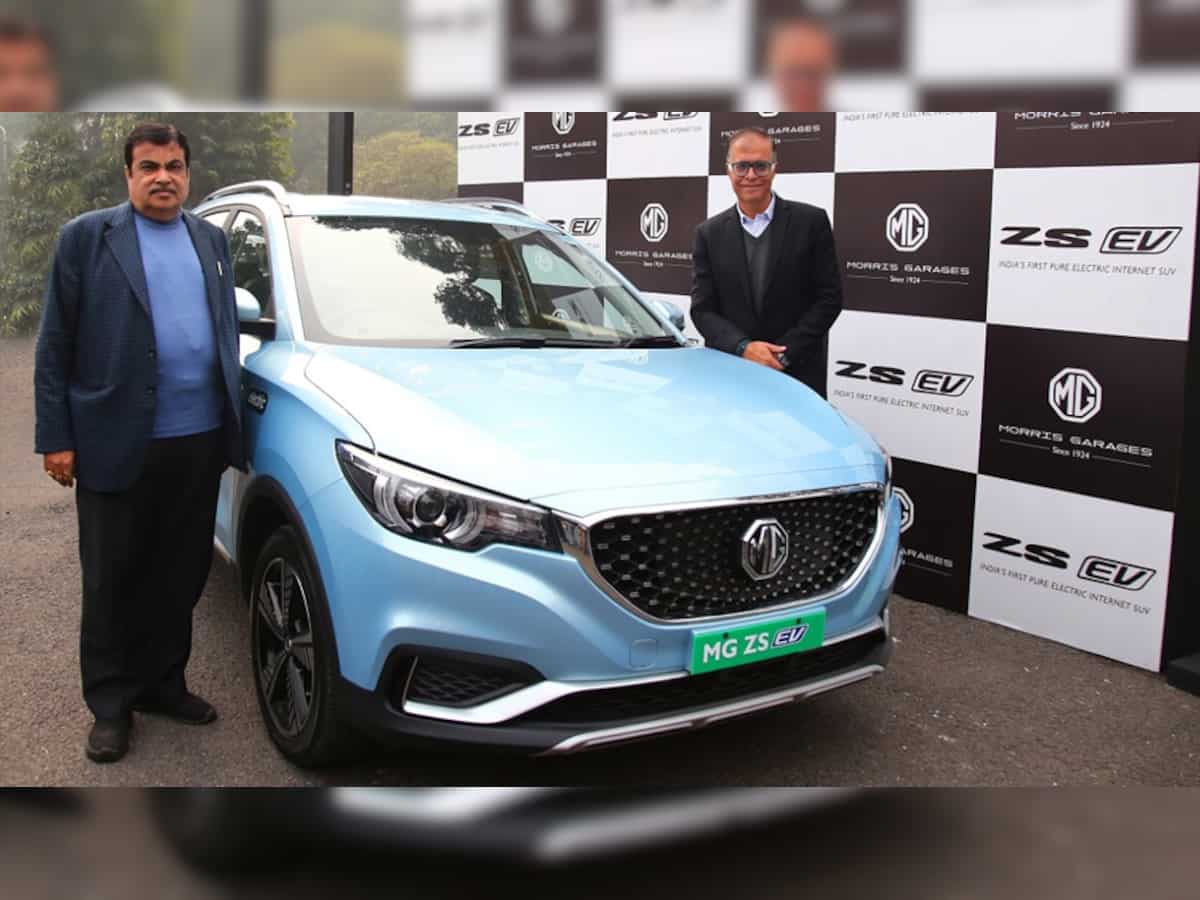 MG ZS EV: When Nitin Gadkari drove India&#039;s