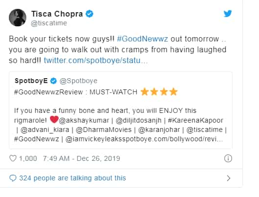 Celebs impressed with the flick! 