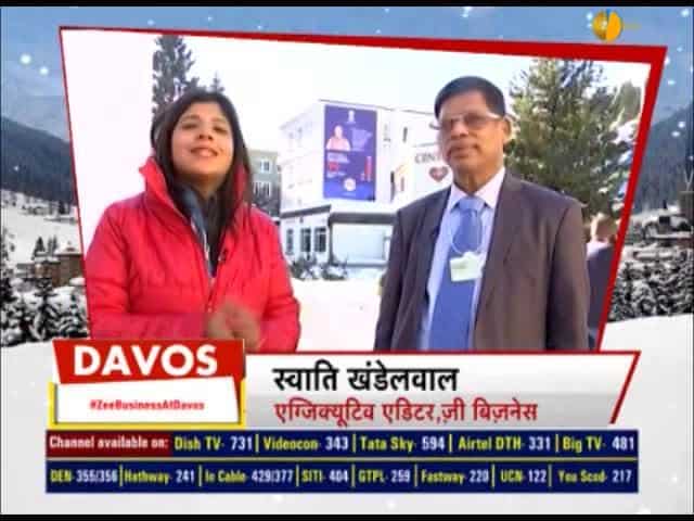 Zee Business in conversation with Upendra Tripathi, DG, International Solar Alliance at Davos 