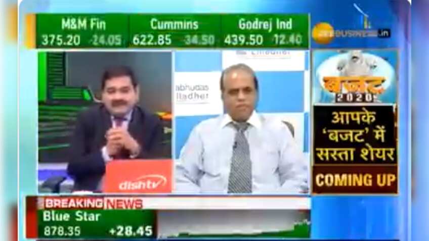 Budget 2020 Expectations: Announcements on government spending crucial in the Budget 2020, Prabhudas Lilladher's Joint MD, Dilip Bhat says 