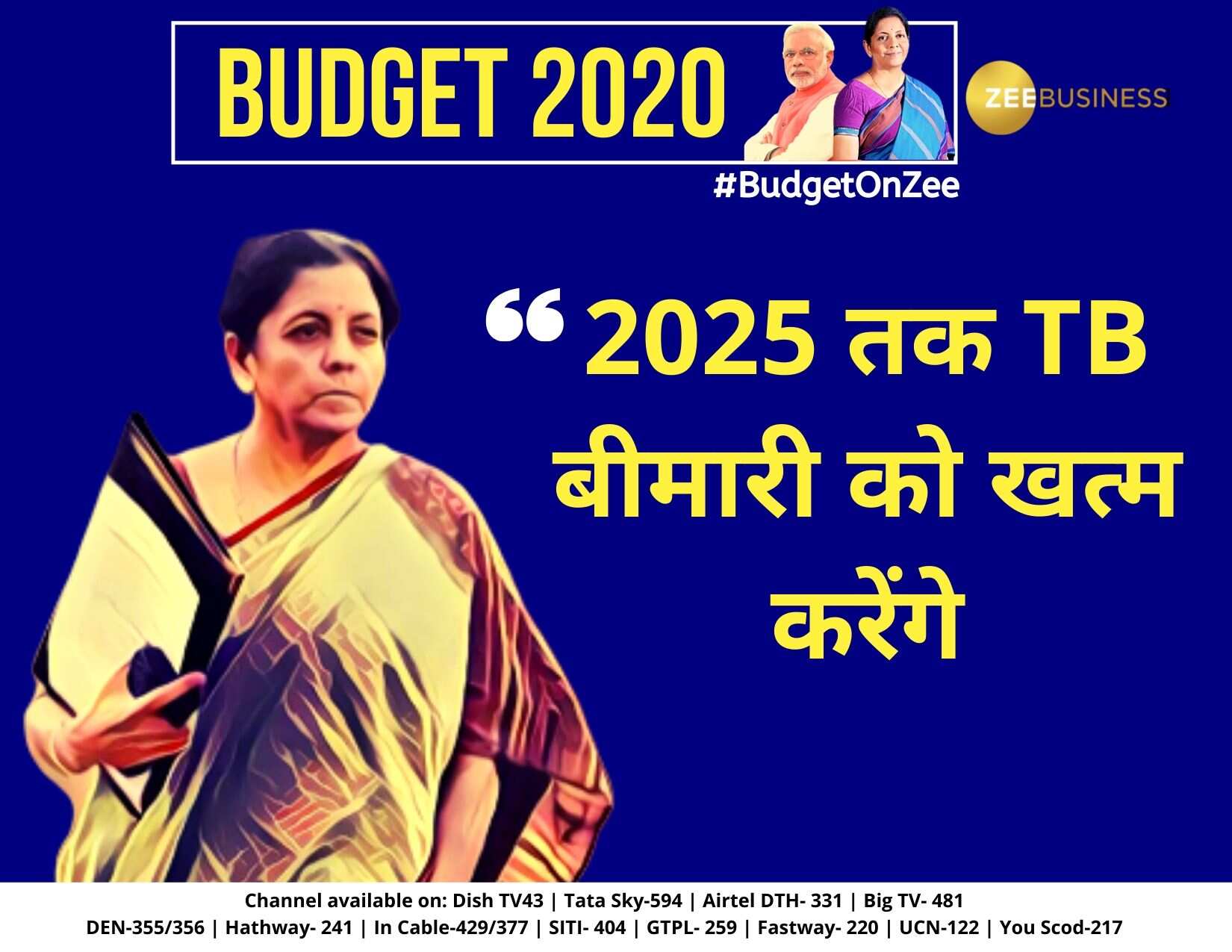 Budget 2020: Govt vows to eradicate Tuberculosis by 2025; health sector allocation at Rs 69000 cr