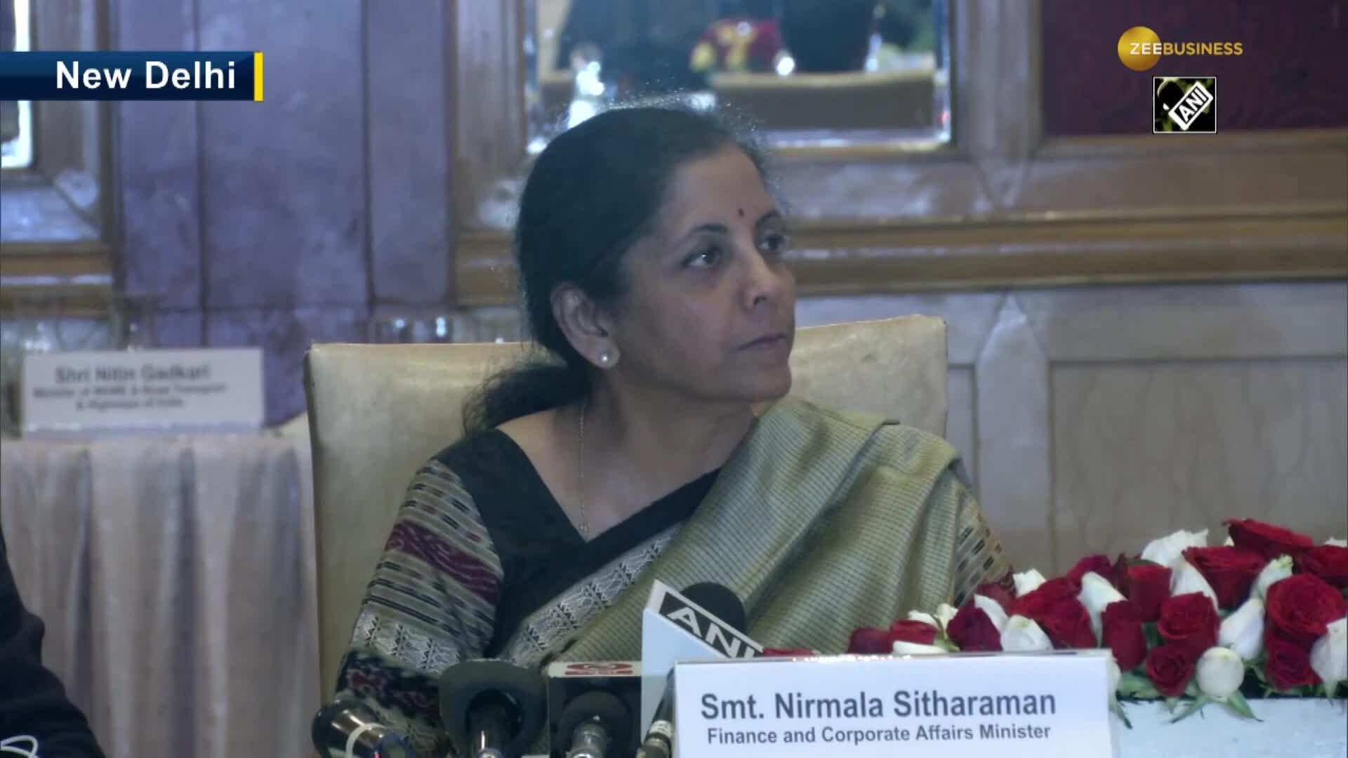 FM Sitharaman dismisses reports of ATMs being recalibrated to replace Rs 2,000 notes