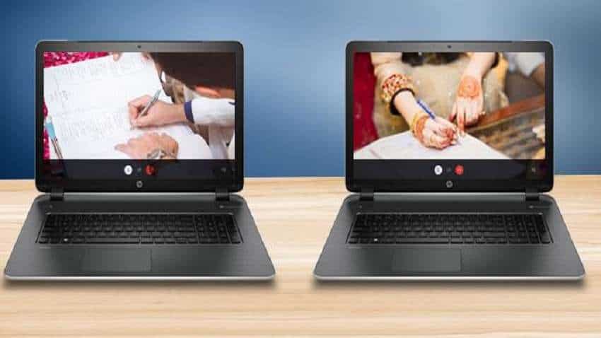 Marriages made in heaven, but in times of Coronavirus, this one solemnised online