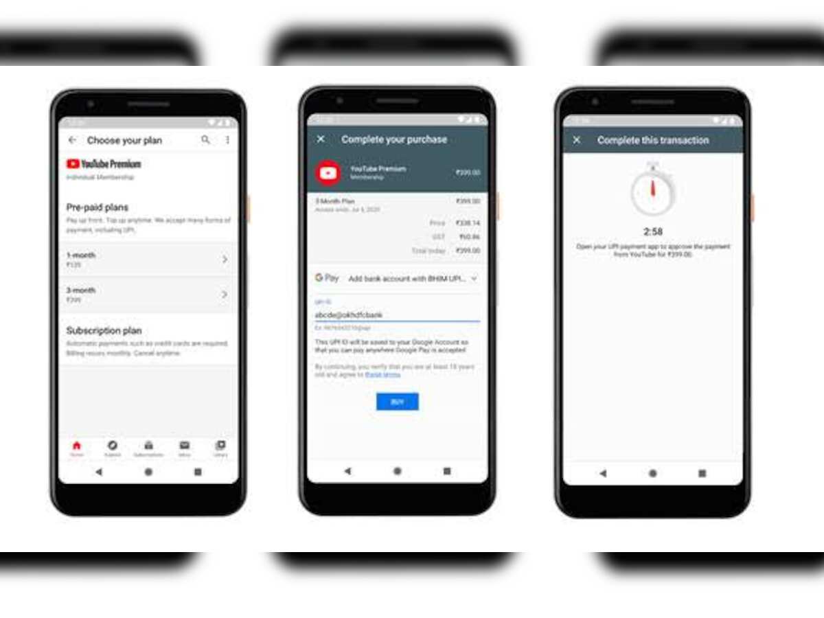 UPI Payments: YouTube launches UPI contactless payment on