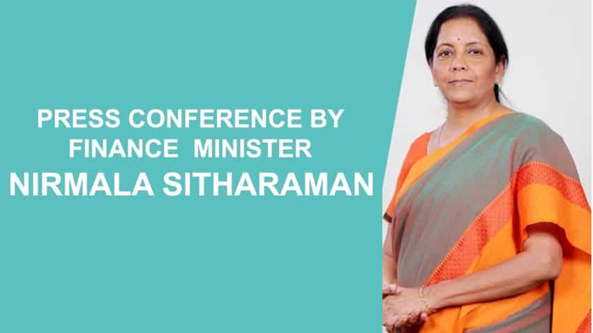 FM LIVE at 11 AM: Nirmala Sitharaman to address press conference on last tranche of Modi's Rs 20 lakh cr package - Get all updates here