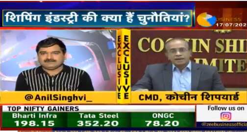 Cochin Shipyard is working on two large expansion projects: Madhu S Nair, CMD