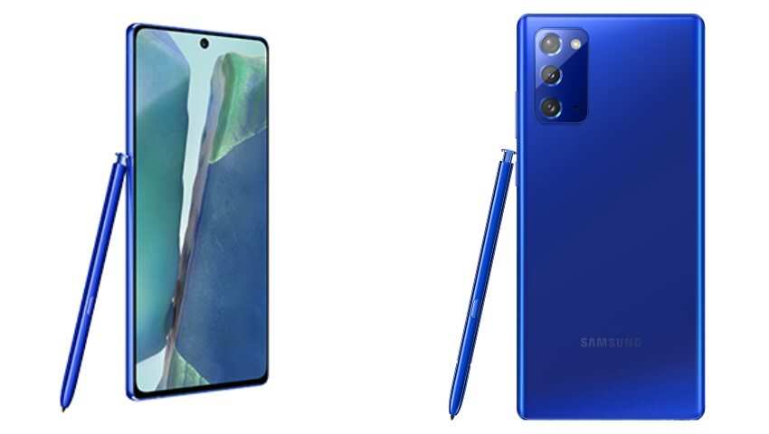 samsung note 20 blue