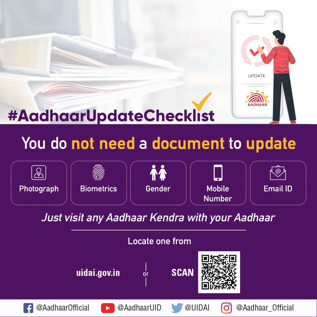 Aadhaar Card update