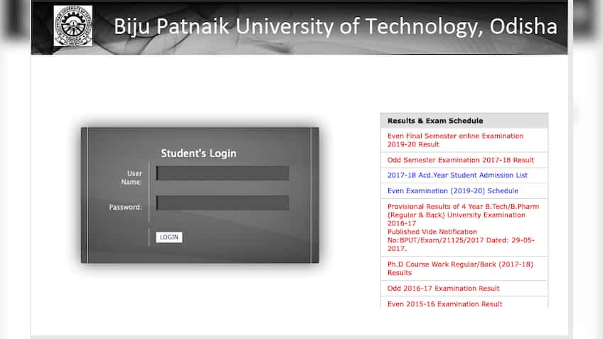 BPUT final year result 2020 declared at bputexam.in: Here is how to ...