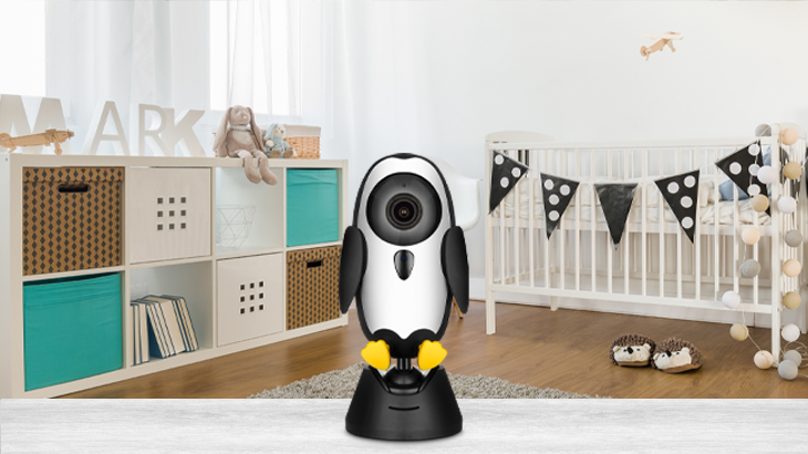 Hero Qubo Baby Cam with virtual cradle, cry