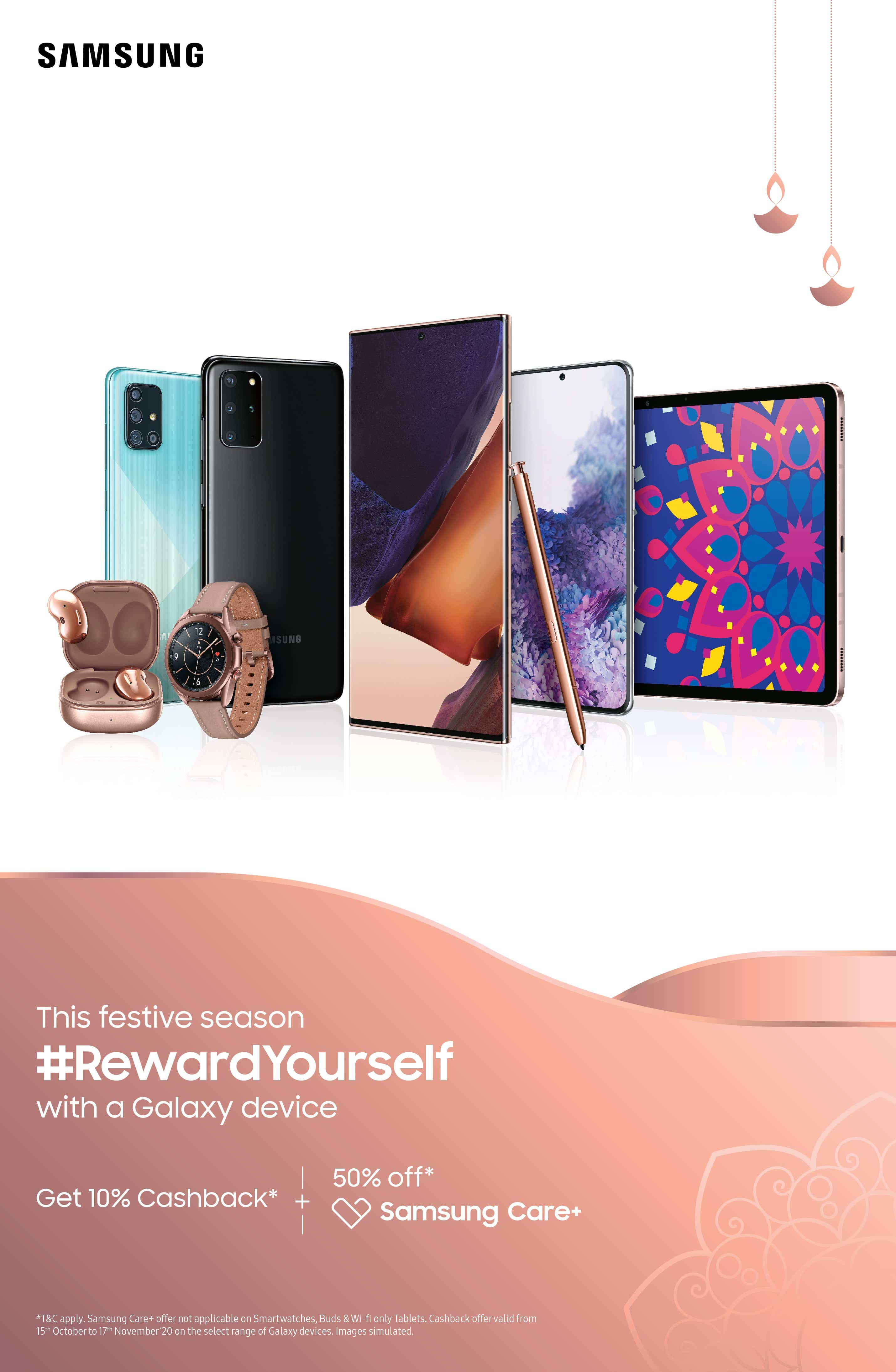 Samsung ‘Reward Yourself’ program: 10 pct discount on purchase via