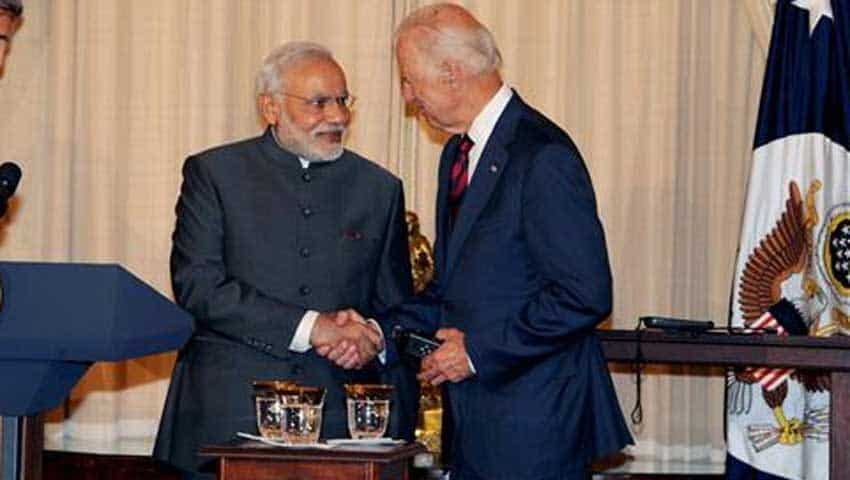 Image result for joe biden and pm modi