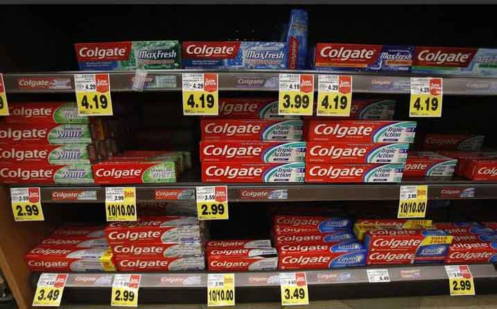 colgate palmolive share price