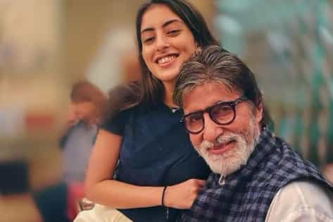 Navya Naveli  with Amitabh Bachchan