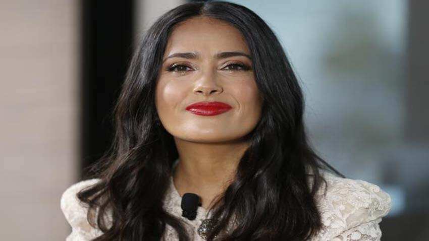 Salma Hayek joins the ''Bernie Sanders'' viral meme bandwagon | Zee ...