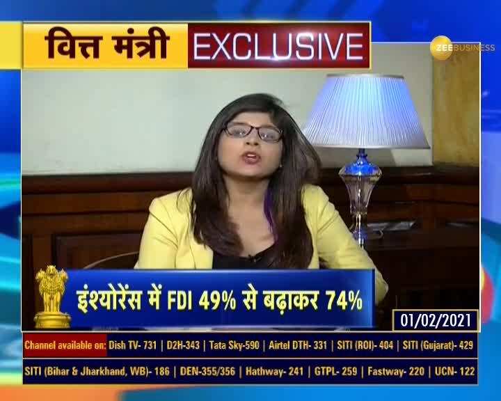 Zee Business Exclusive: FM Nirmala Sitharaman says spending in health, agri will employ common man