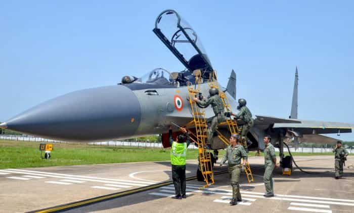 Fighter Jet equipped with air-launched version of BrahMos