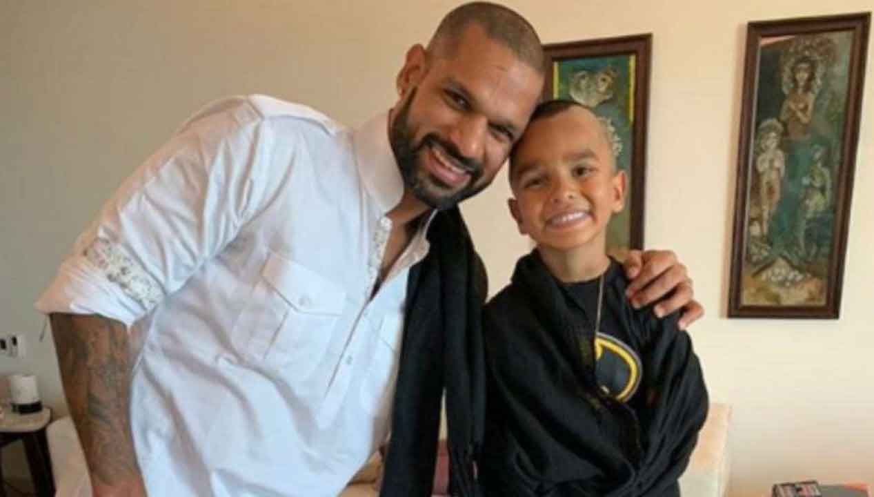 Shikhar Dhawan son:  Zoravar Dhawan