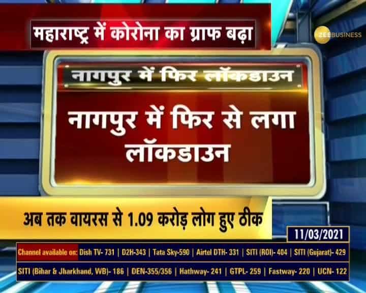 Maharashtra Lockdown imposed in Nagpur from March 15 to 21 Zee Business
