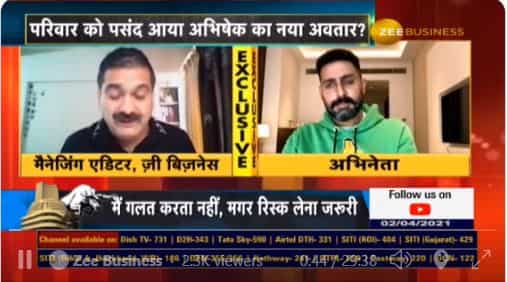 BIG EXCLUSIVE CHAT – WATCH Market Guru in chat with “THE BIG BULL” Abhishek Bachchan; actor talks about the film in full detail