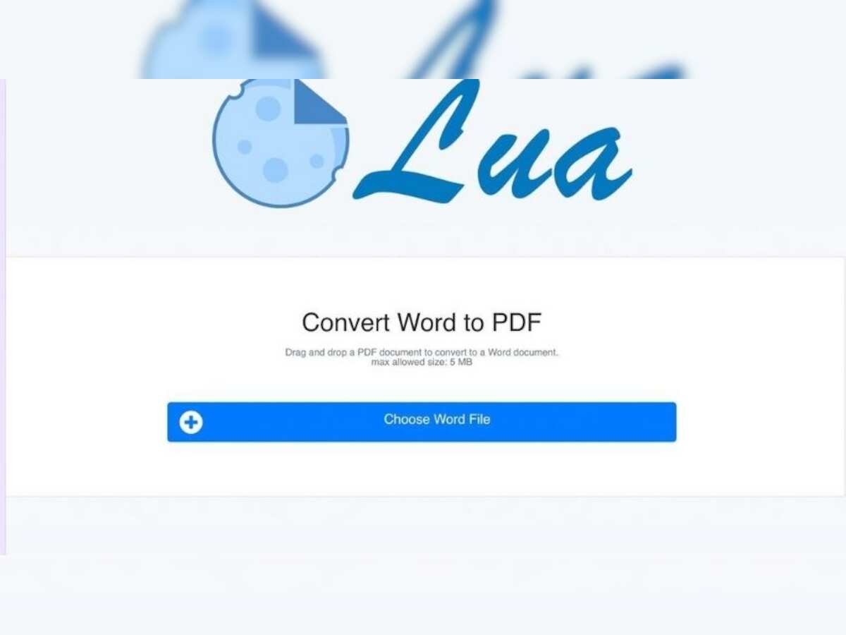 Lua PDF Allows You To Convert Your PDF Files More Efficiently | Zee ...