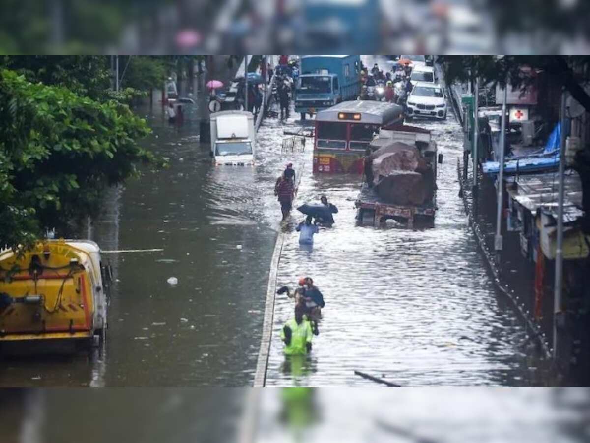 Mumbai Rains: Water logging at some places, local