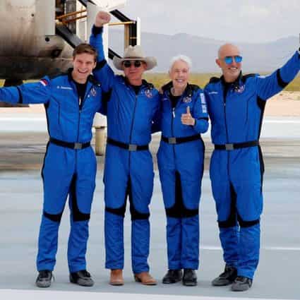 'Best day ever': World's richest man Jeff Bezos after first unpiloted suborbital flight