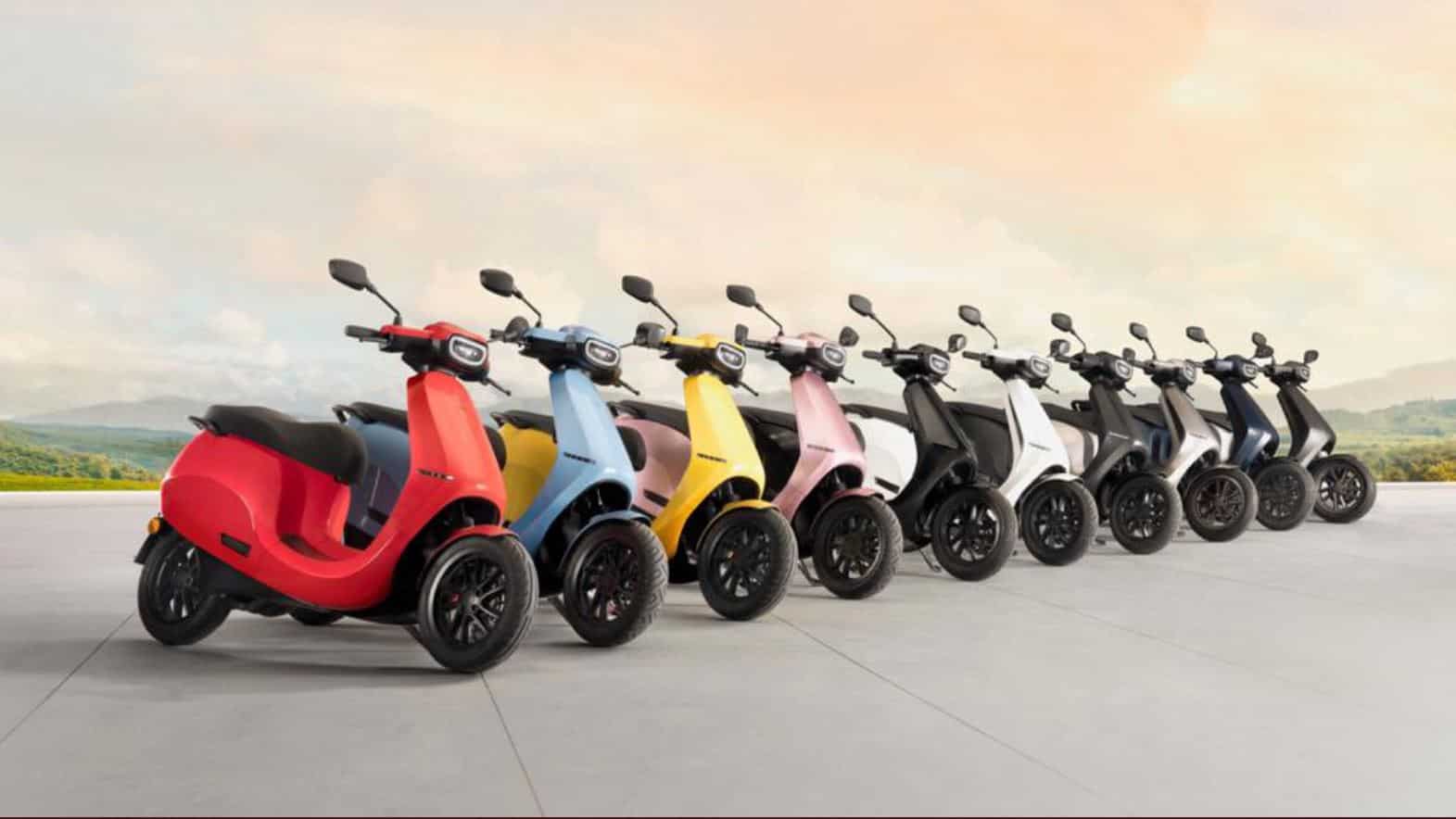 REVEALED! Ola Electric Scooter will be available in THESE 10 colour ...