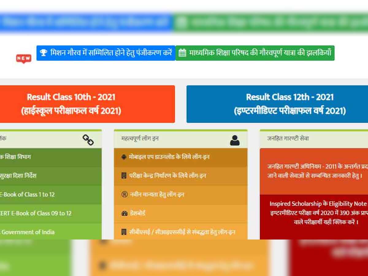 UP Board 10th, 12th result 2021 DECLARED! Check