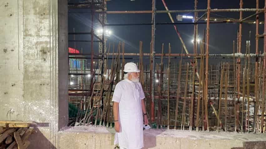 PM Modi visit to construction site of new Parliament building